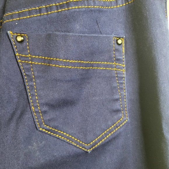 Hello Miss - Womens Stretchy Dark Blue Jeans, Size 31 - Picture 7 of 10